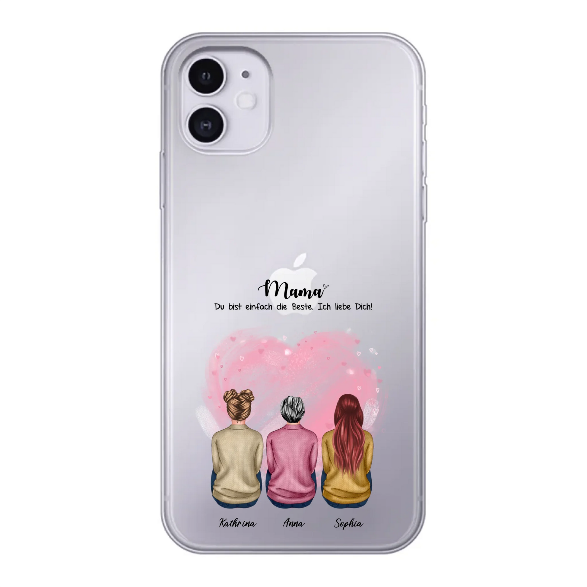 Handyhülle personalisiert mit Namen Mama – Gutvibes