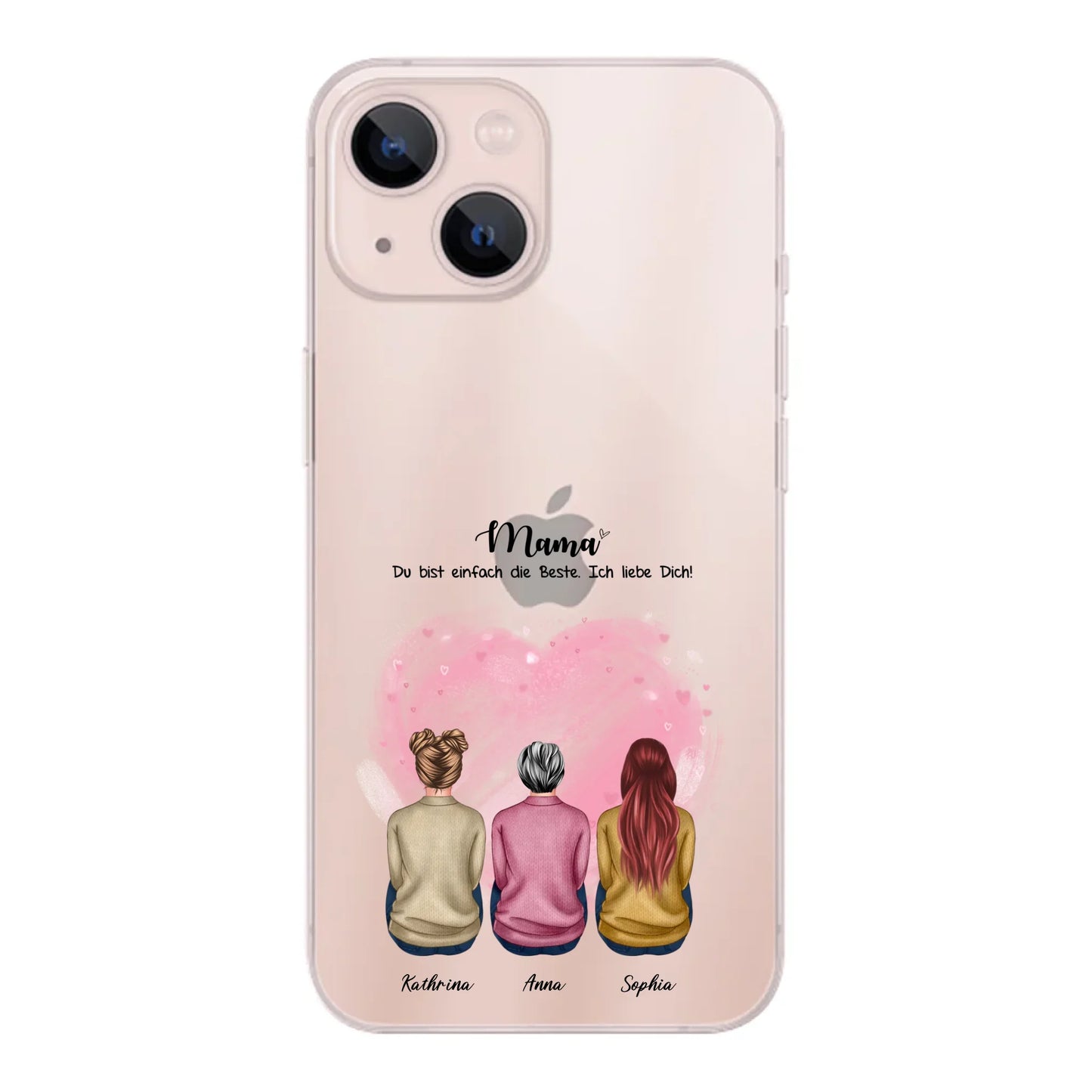 Handyhülle personalisiert mit Namen Mama – Gutvibes