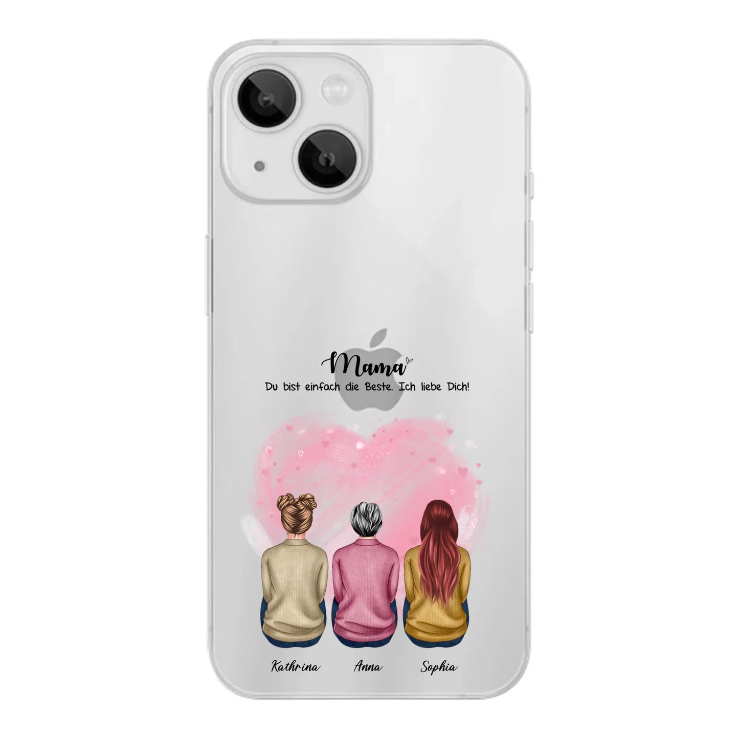 Handyhülle personalisiert mit Namen Mama – Gutvibes