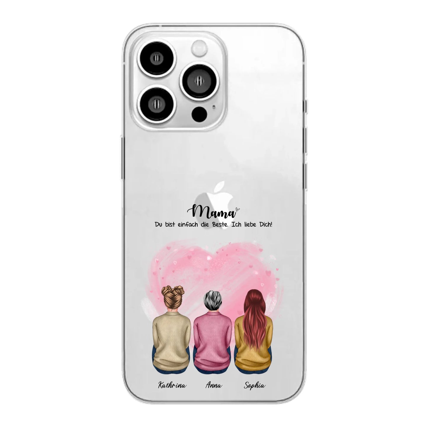 Handyhülle personalisiert mit Namen Mama – Gutvibes