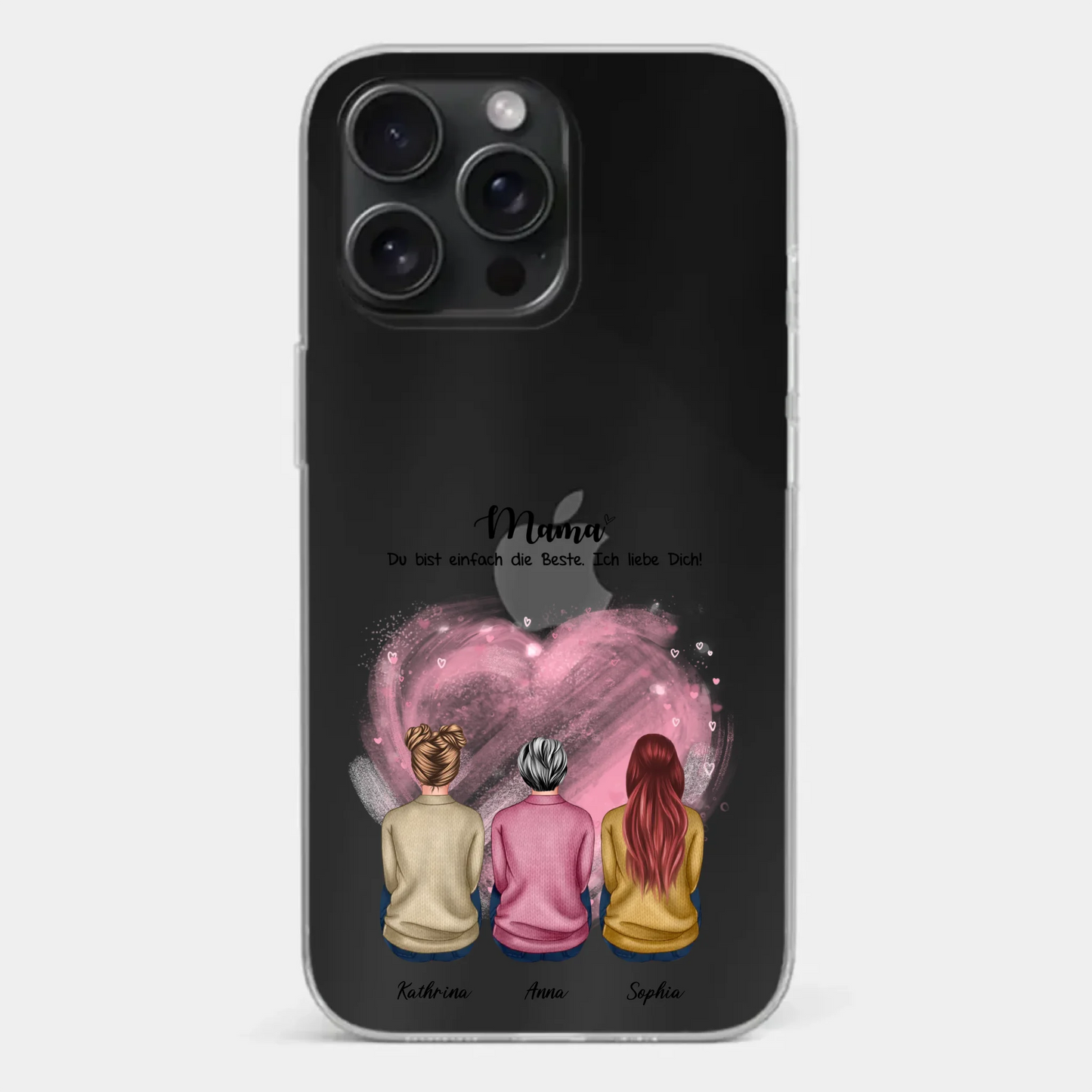 Handyhülle personalisiert mit Namen Mama – Gutvibes
