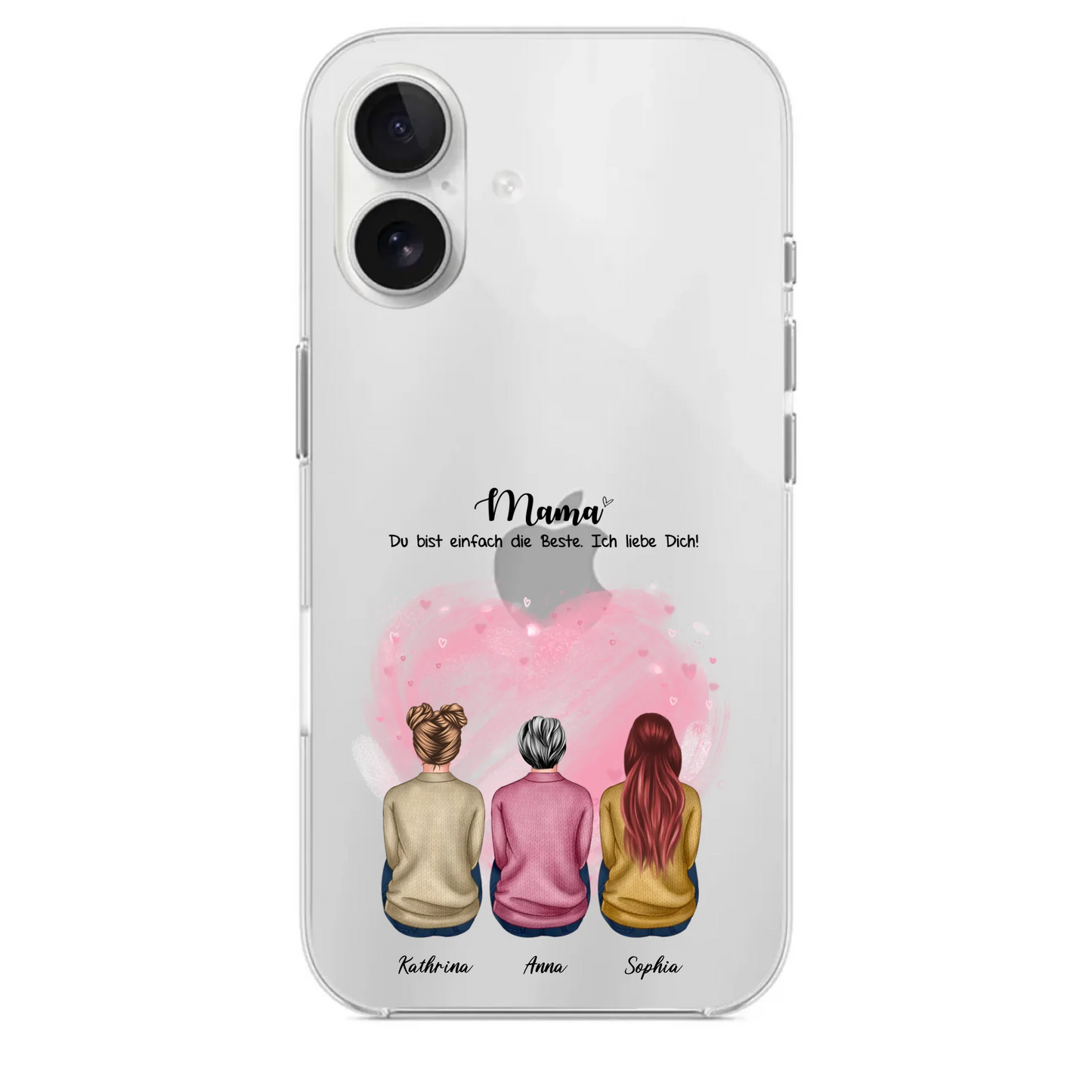 Handyhülle personalisiert mit Namen Mama – Gutvibes