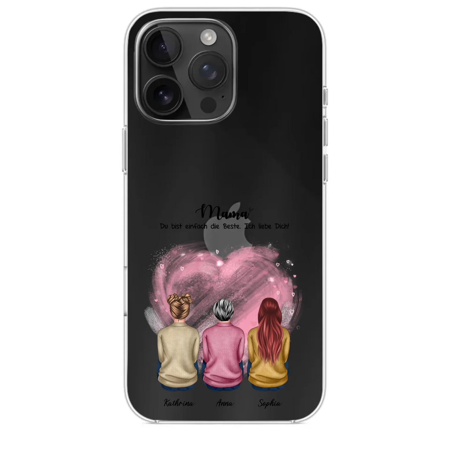 Handyhülle personalisiert mit Namen Mama – Gutvibes