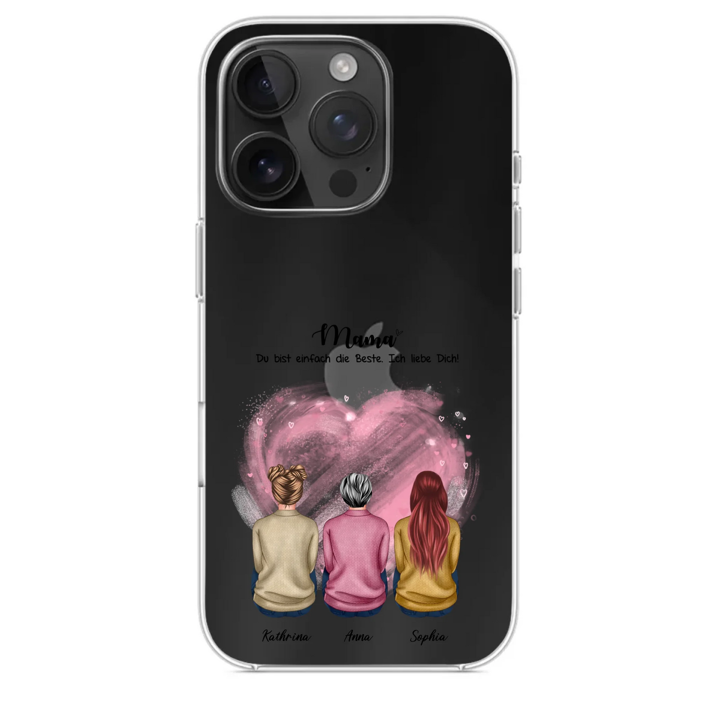 Handyhülle personalisiert mit Namen Mama – Gutvibes