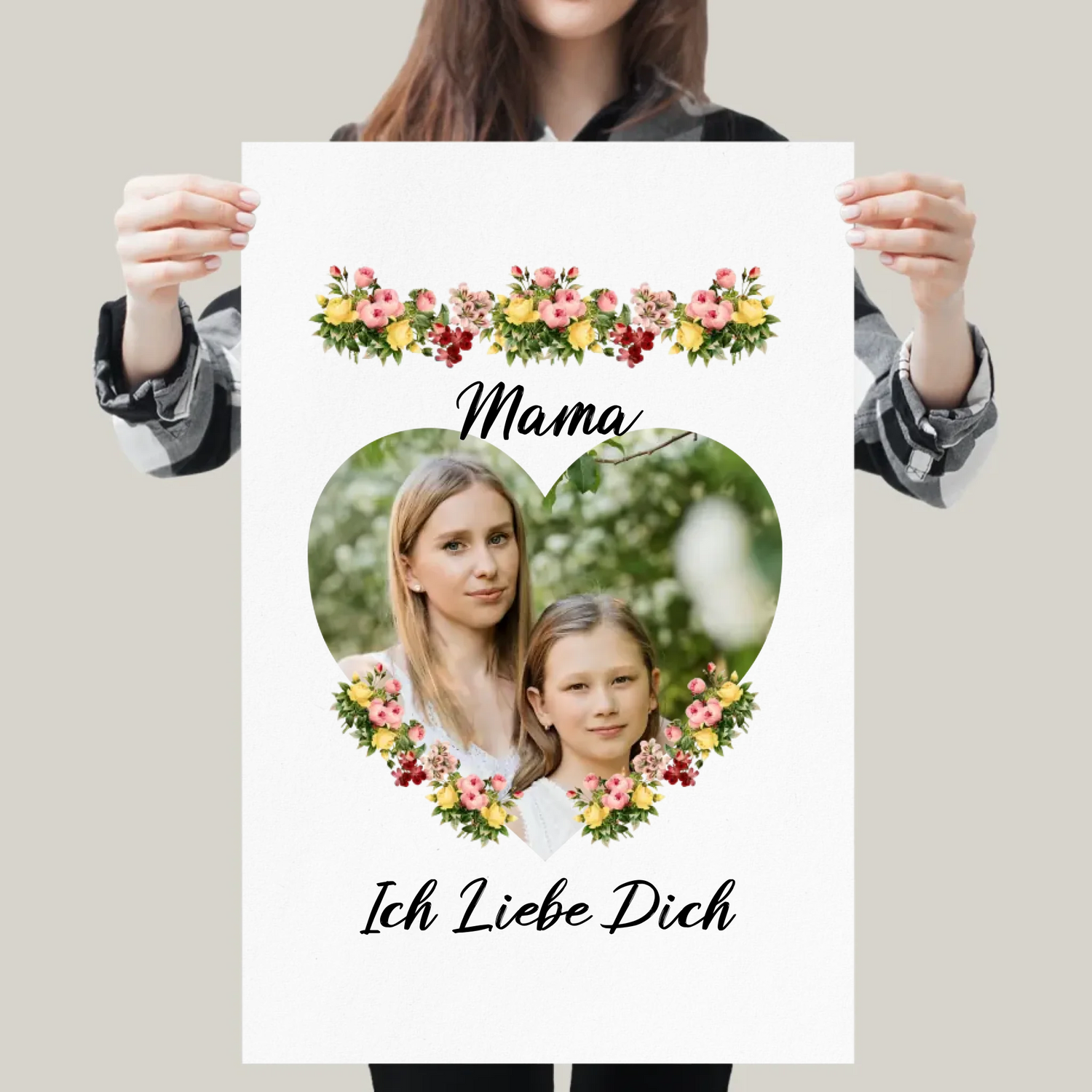 Ich liebe dich Poster personalisiert – Gutvibes