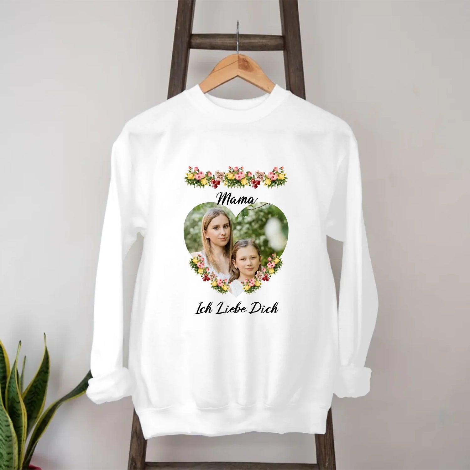 Ich liebe dich Sweatshirt personalisiert – Gutvibes