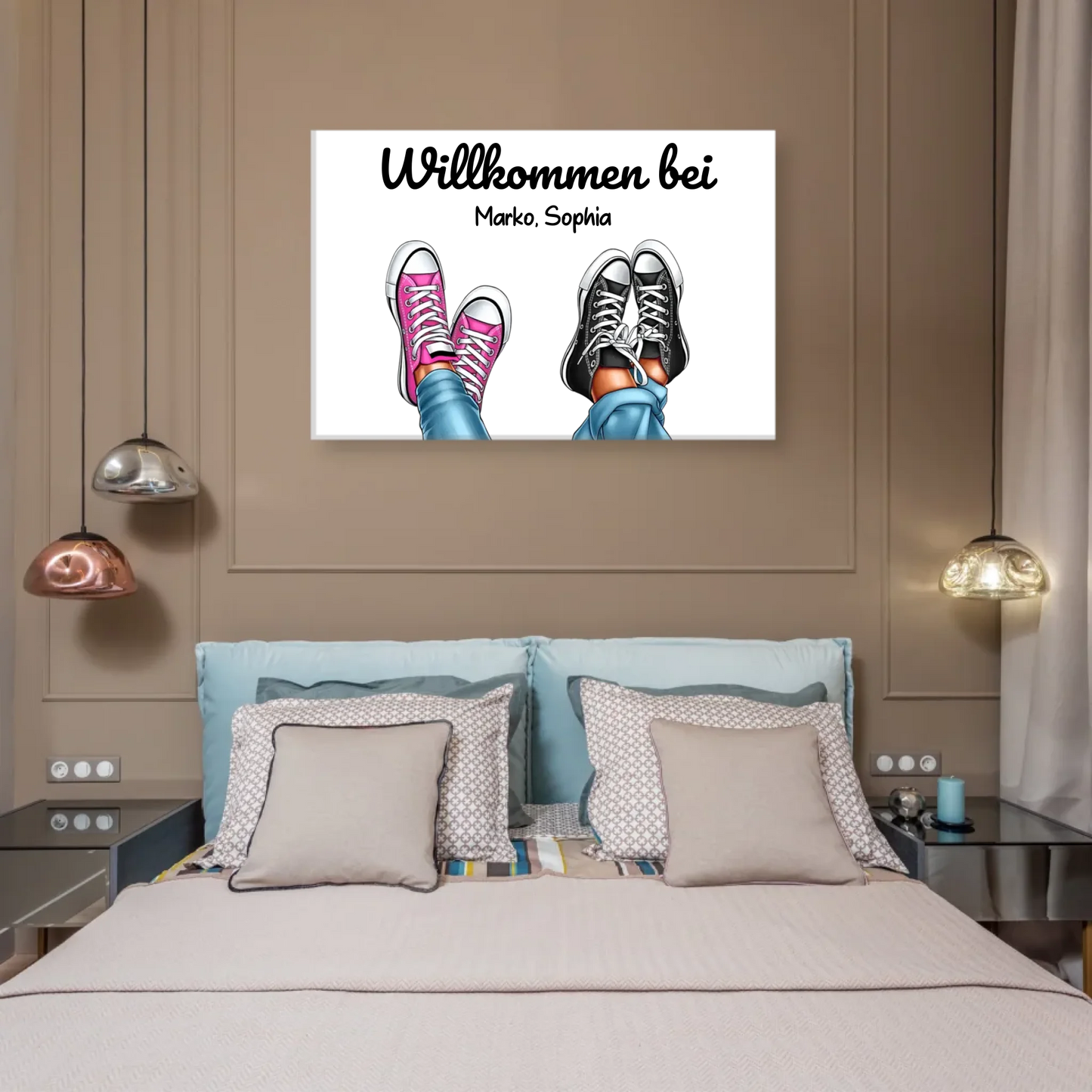 Poster mit Namen personalisiert – Gutvibes