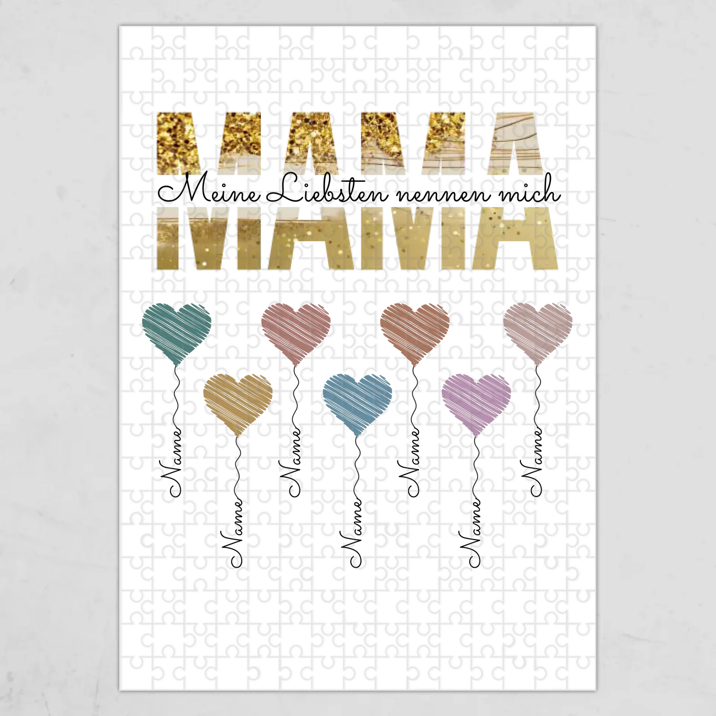 Puzzle Familie Geschenk Geburtstag – Gutvibes