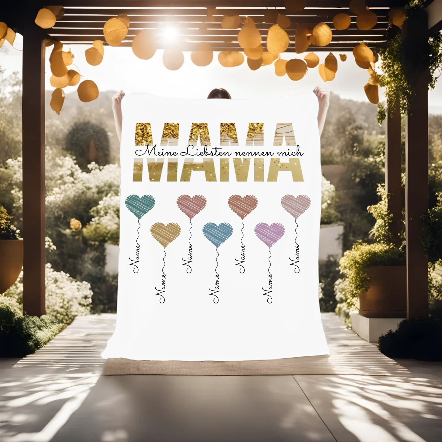 Decke Familie Geschenk Geburtstag – Gutvibes