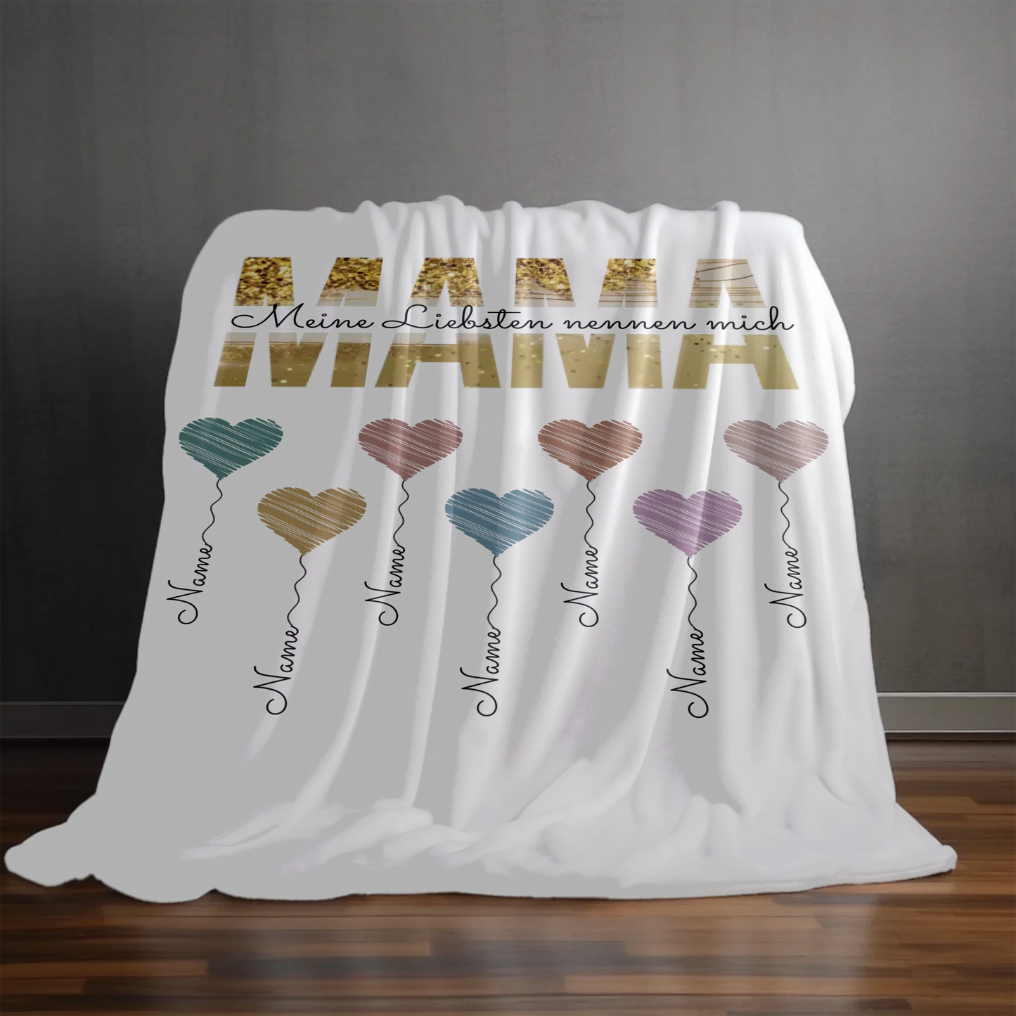 Decke Familie Geburtstag Geschenkidee – Gutvibes