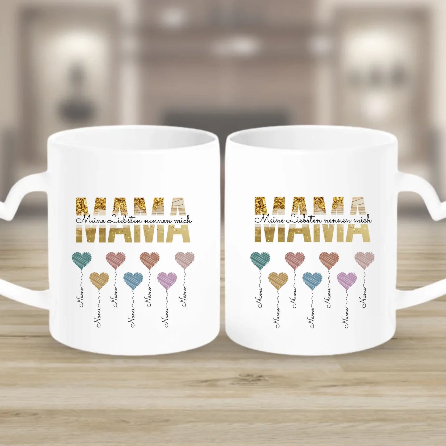 Tasse mit Herzgriff Mama Geschenk Muttertag – Gutvibes