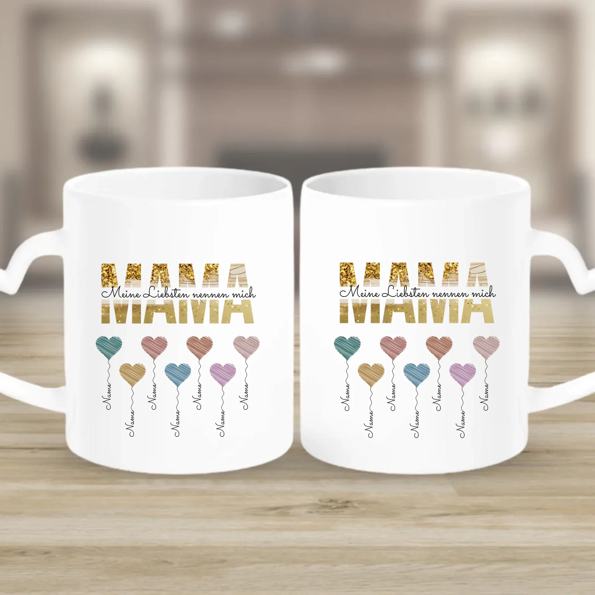 Tasse mit Herzgriff Mama Geschenk Muttertag – Gutvibes