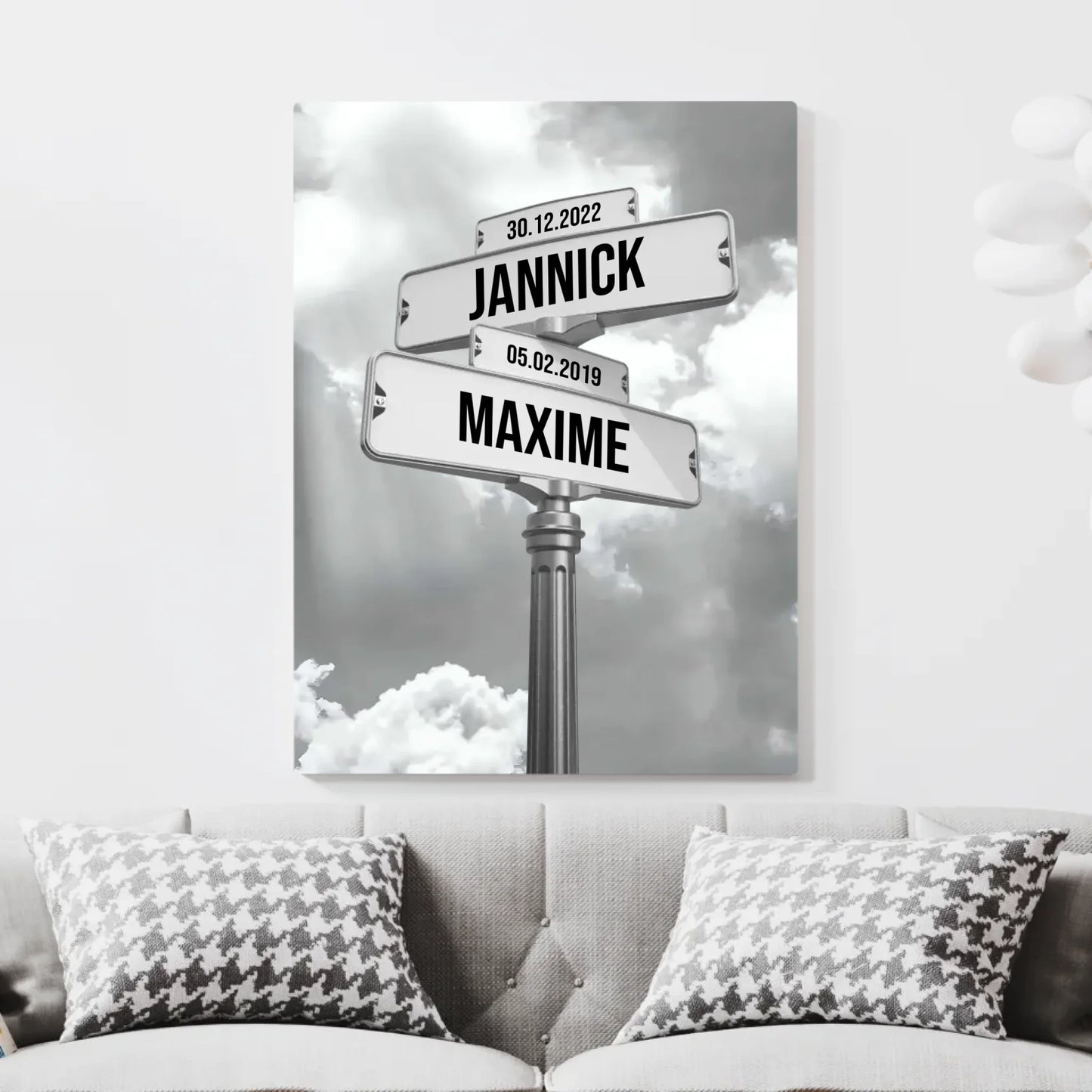 Leinwand eure Familie Geschenk Geburtstag – Gutvibes